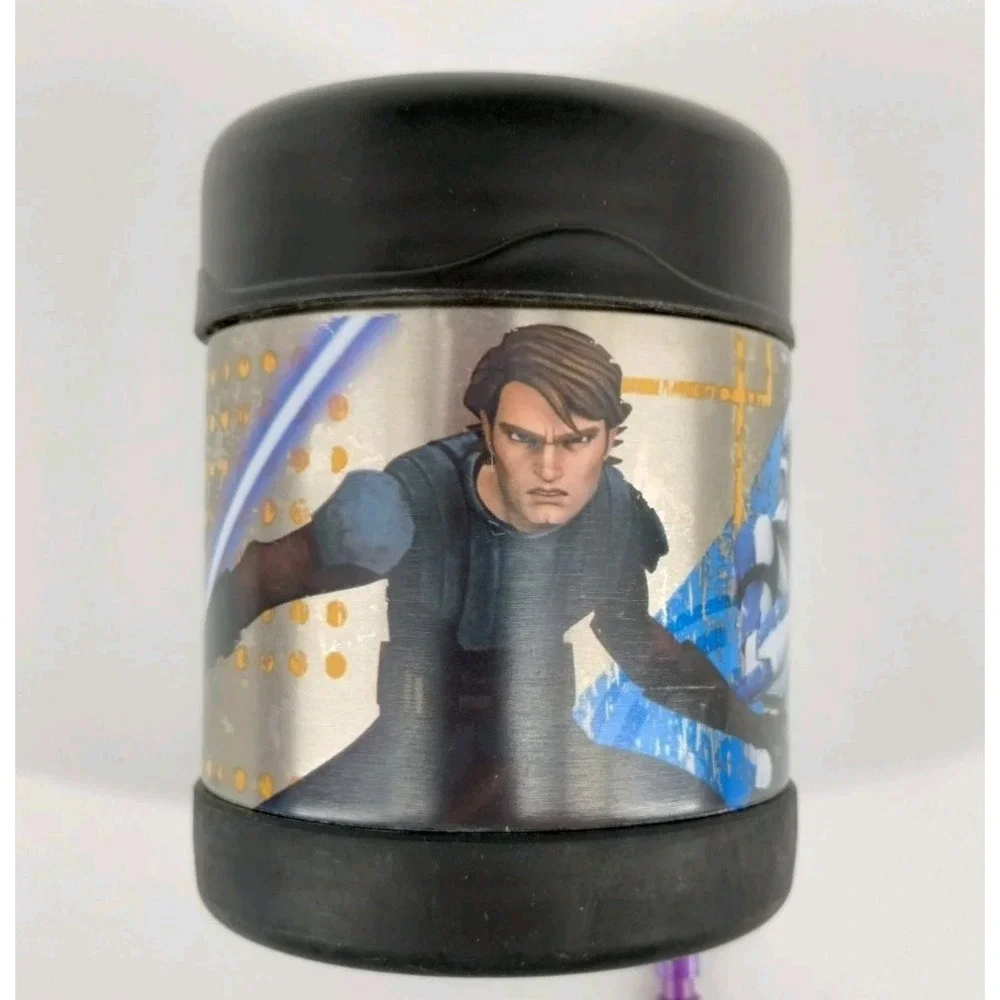 Thermos‎ Star Wars The Clone Wars Insulated Food Jar Blue Silver